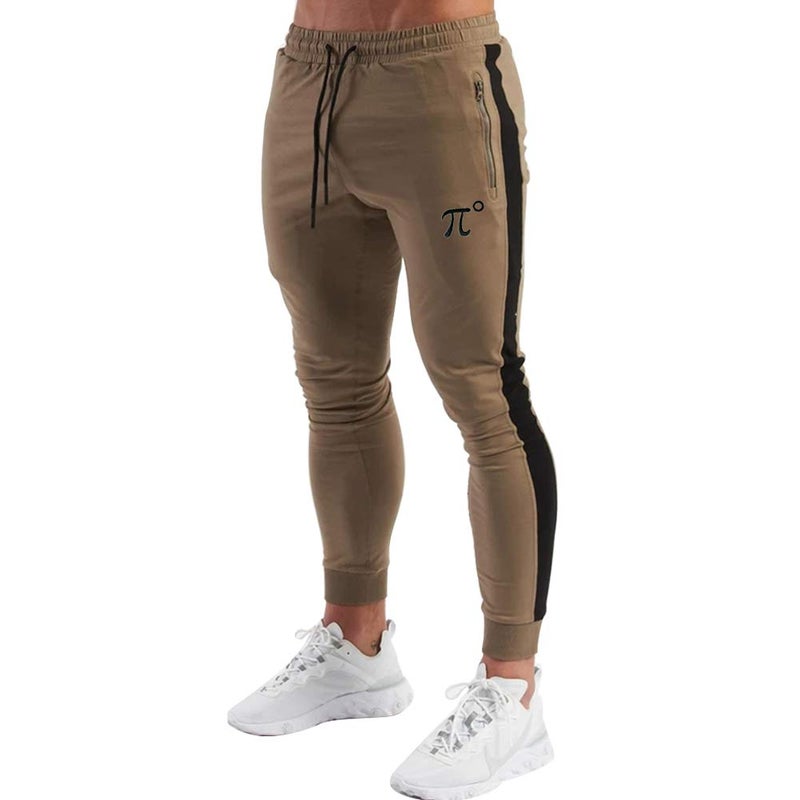 PIDOGYM سروال رياضي للرجال من PIDOGYM، بنمط ضيق، بنطلون جوجرز رياضي مع جيوب بسحاب - Image 1